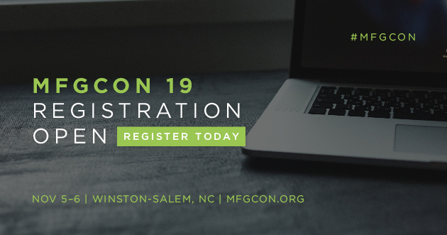 MFGCON 2019 Registration Open